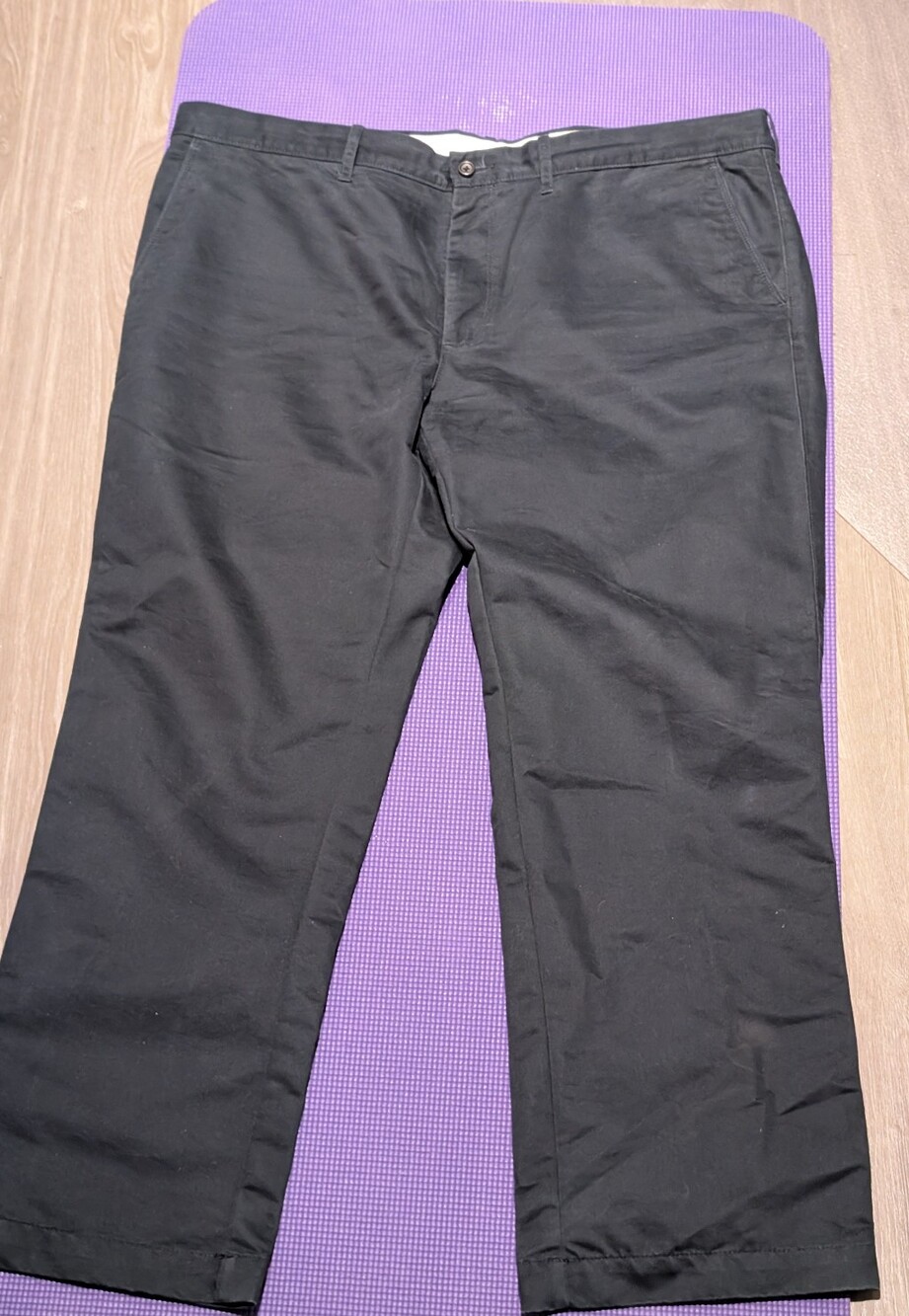 Men's Black Chino Pants - Classic Straight Fit